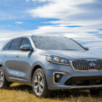 2020 Kia Sorento parked in a field