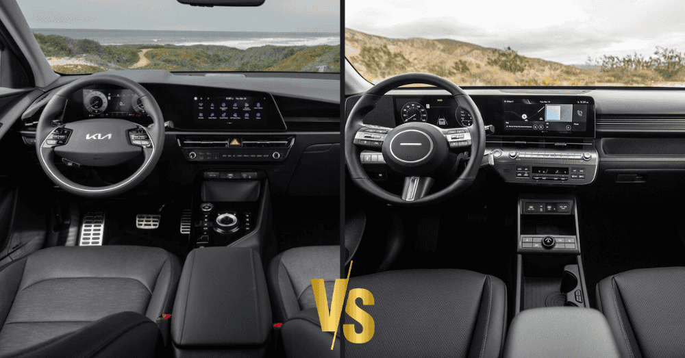 2024 Kia Niro vs. Hyundai Kona Comparing Versatile Crossovers - interior comparison