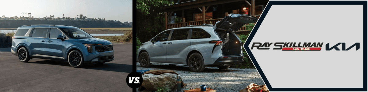 2026 Kia Carnival vs. Toyota Sienna - Ray Skillman Southside Kia van comparison