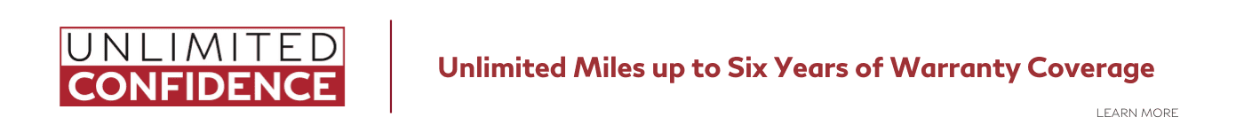 Unlimited miles up to six years of warranty coverage.