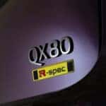 INFINITI qx80 r-spec teaser badge