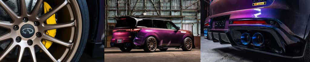 INFINITI QX80 2025 SEMA R-SPEC Godzilla GT-R Motor Concept SUV