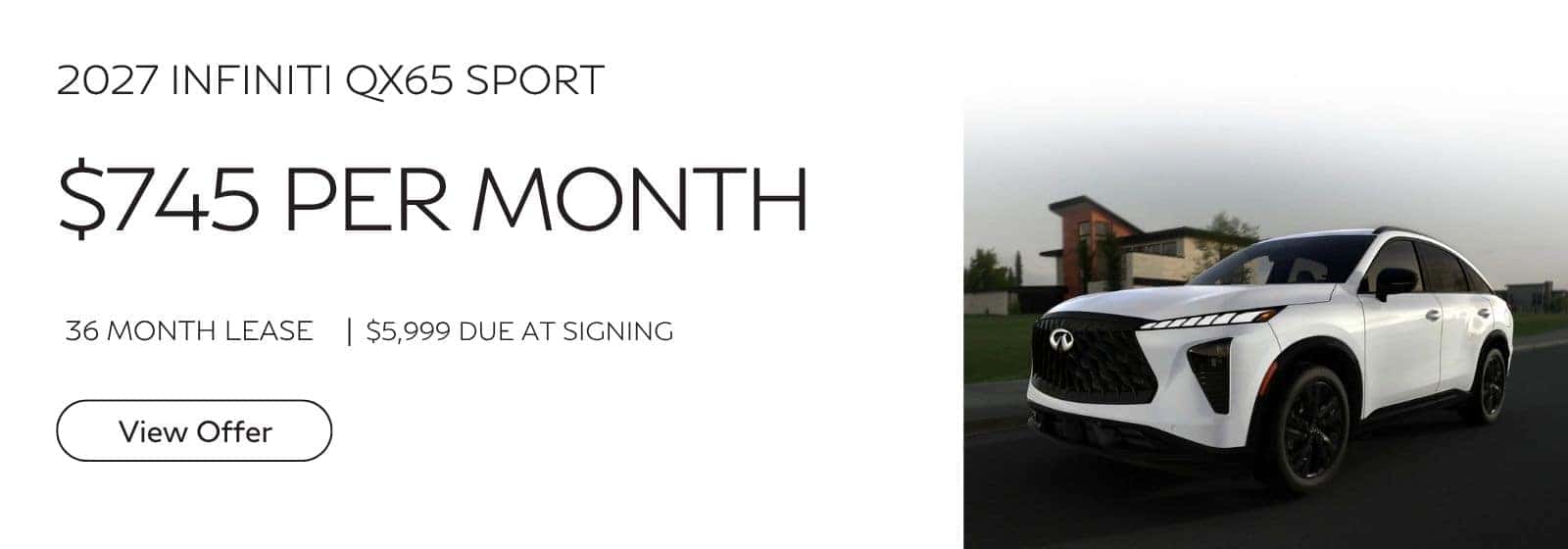 2027 QX65 Lease