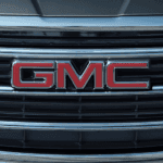 Closeup of GMC grille