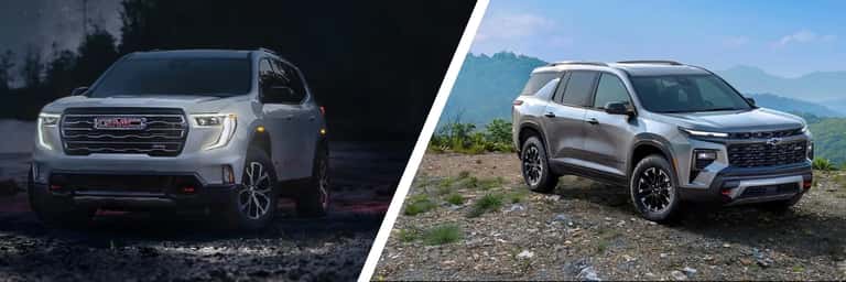 2024 GMC Acadia vs 2024 Chevy Traverse Comparison & Review