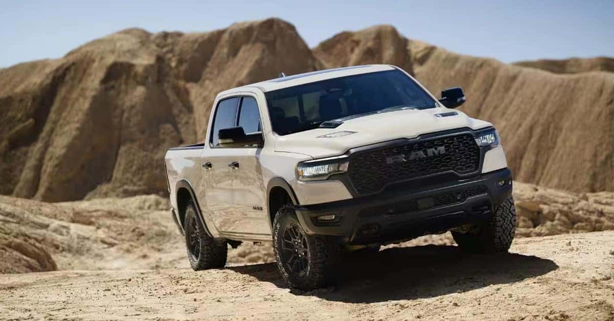 in a desert off-road