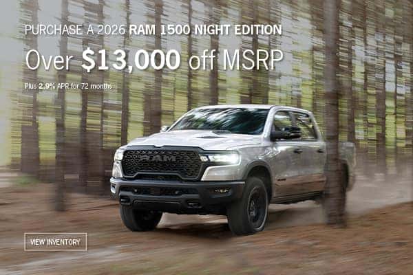 Ram 1500 Night Edition Special Offer