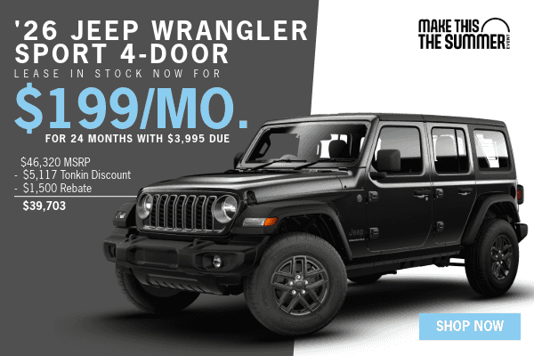 Wrangler Sport Lease Offer