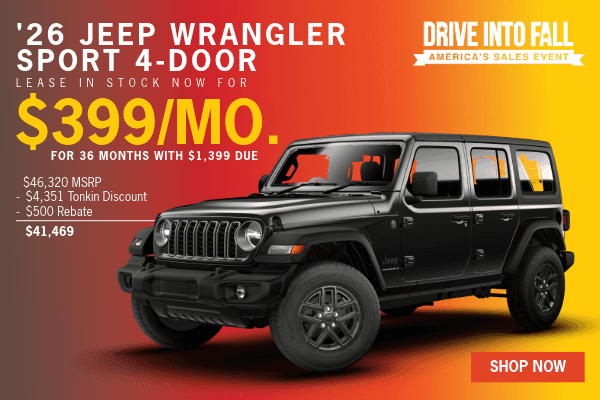 Wrangler Sport Lease Offer