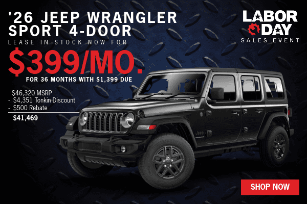 Wrangler Sport Lease Offer
