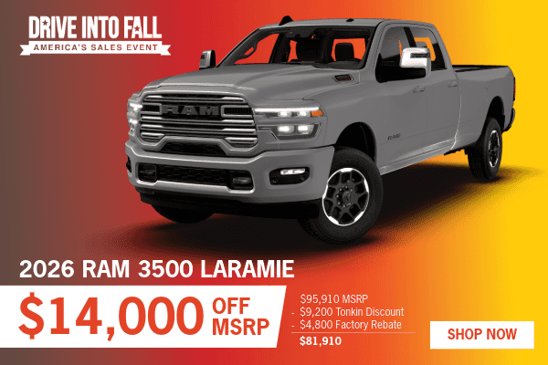 Ram 3500 Special Offer