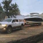 2020 RAM 2500 Towing a boat