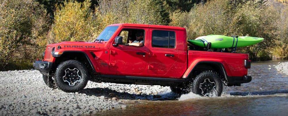 2020 Jeep Gladiator Crossing Stream
