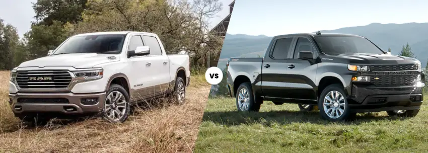 Compare the 2021 RAM 1500 vs. 2021 Chevy Silverado 1500 | Sam Leman ...