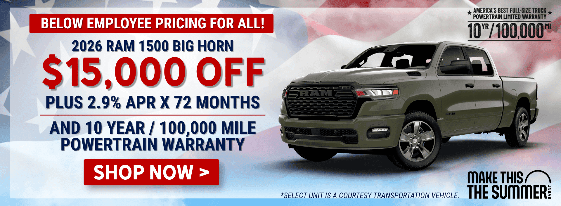 2026 RAM 1500 BIG HORN