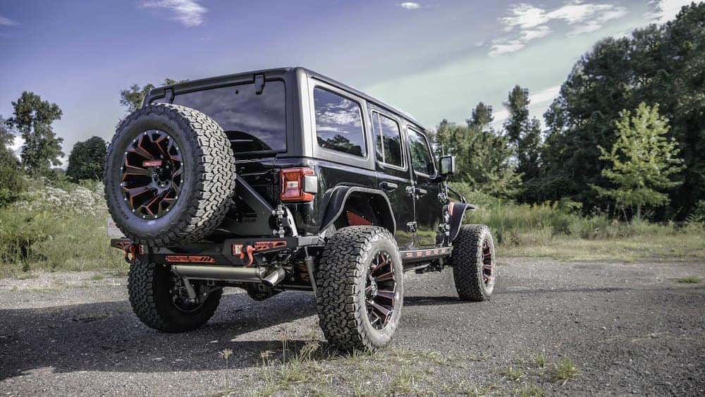 Red Wrangler Rear