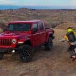 2020 Jeep Gladiator with Dirt bike