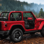 2020 Jeep Wrangler in red
