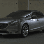 2020 Mazda6 parked in concrete display area