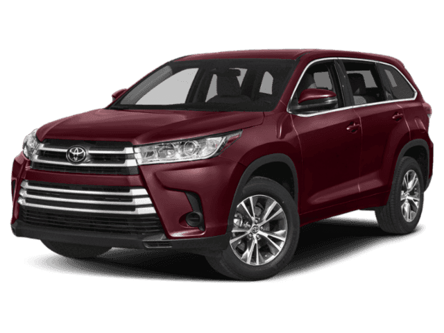 Red 2019 Toyota Highlander