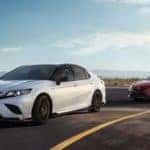2021 Toyota Camrys on the Track