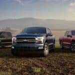 2026 Ford lineup with a farm in the background