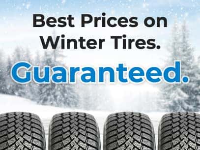 Best prices on tires guaranteed.