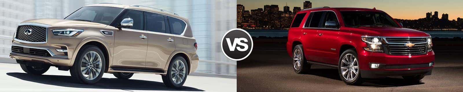 2018 INFINITI QX80 vs 2018 Chevrolet Tahoe