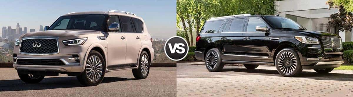 2019 INFINITI QX80 vs 2019 Lincoln Navigator