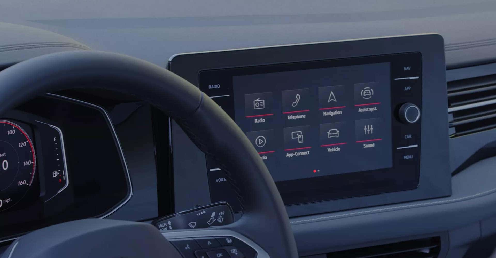 Display on Interior of 2025 Jetta GLI