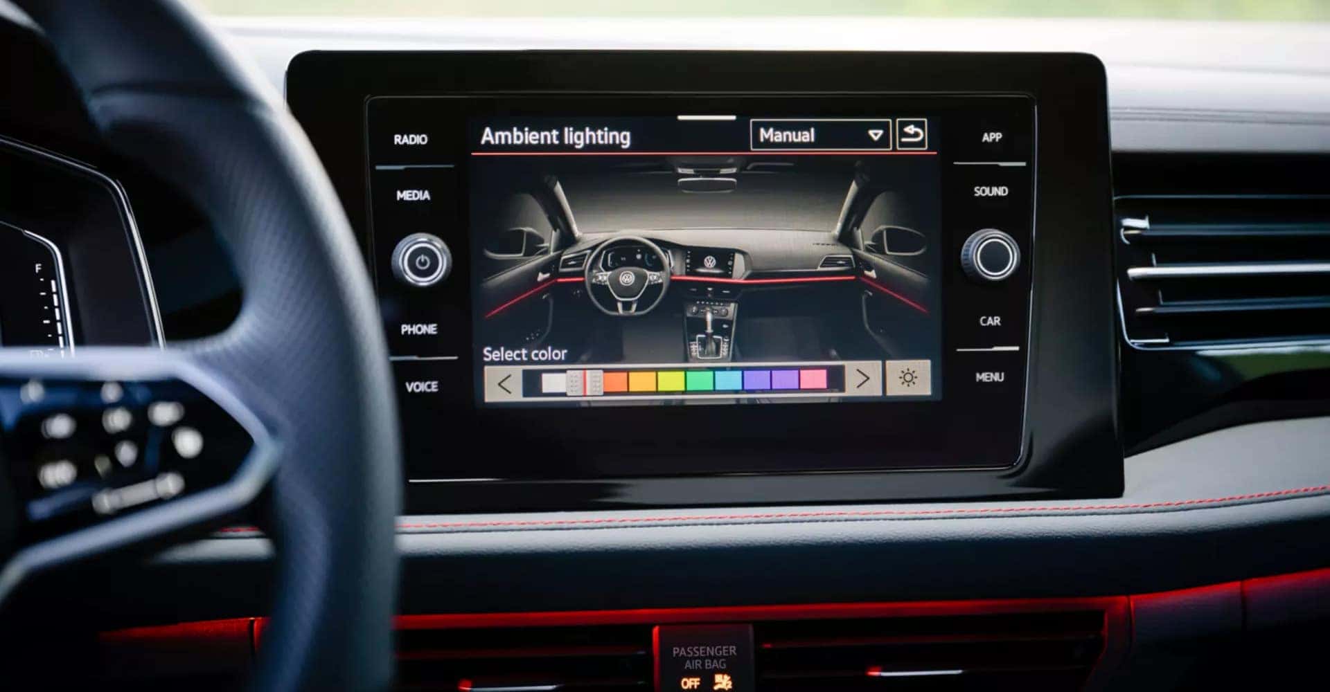 2025 Volkswagen Jetta GLI Interior Ambient Lighting Controls