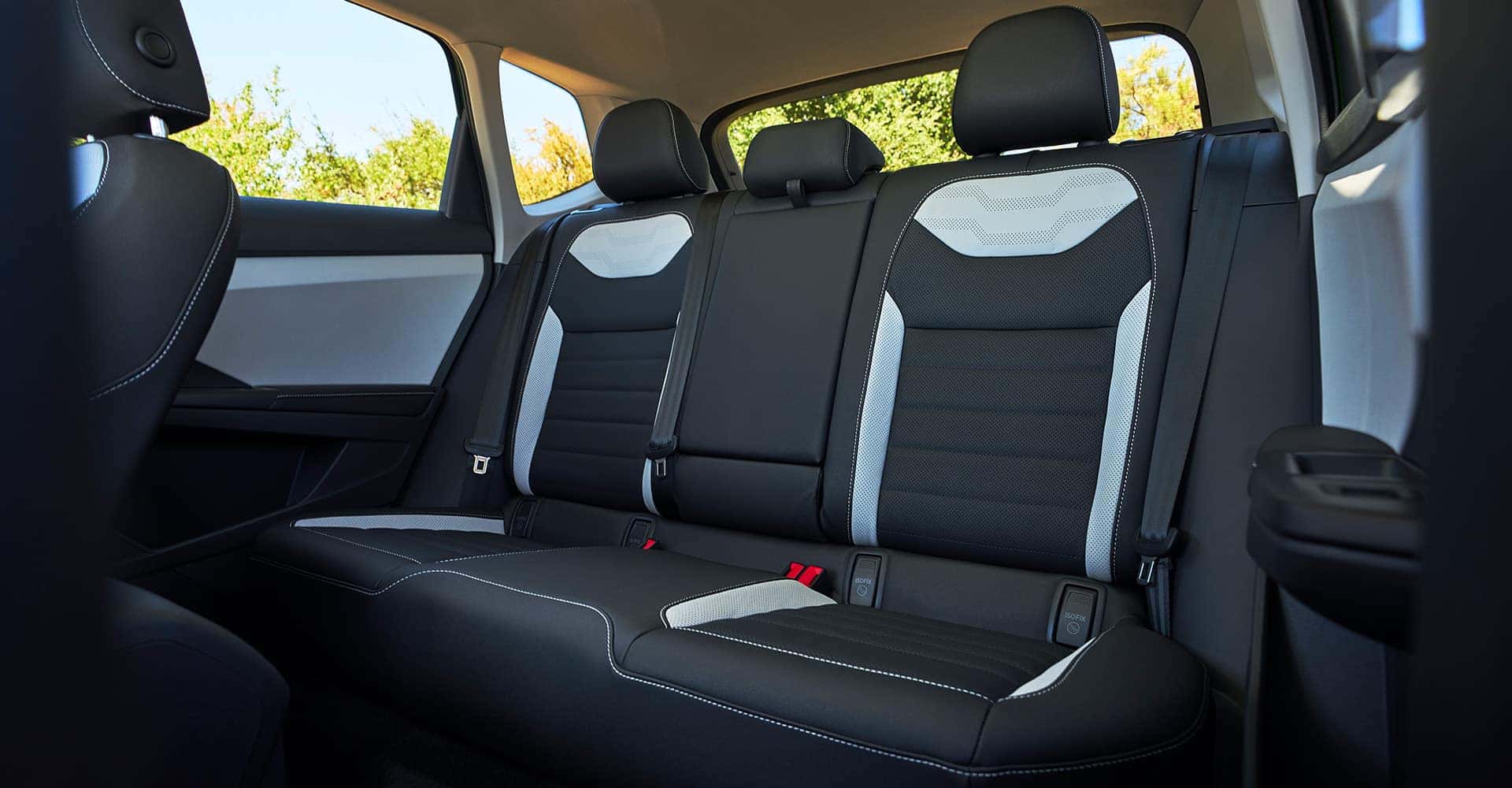 2025 VW Taos back seat view