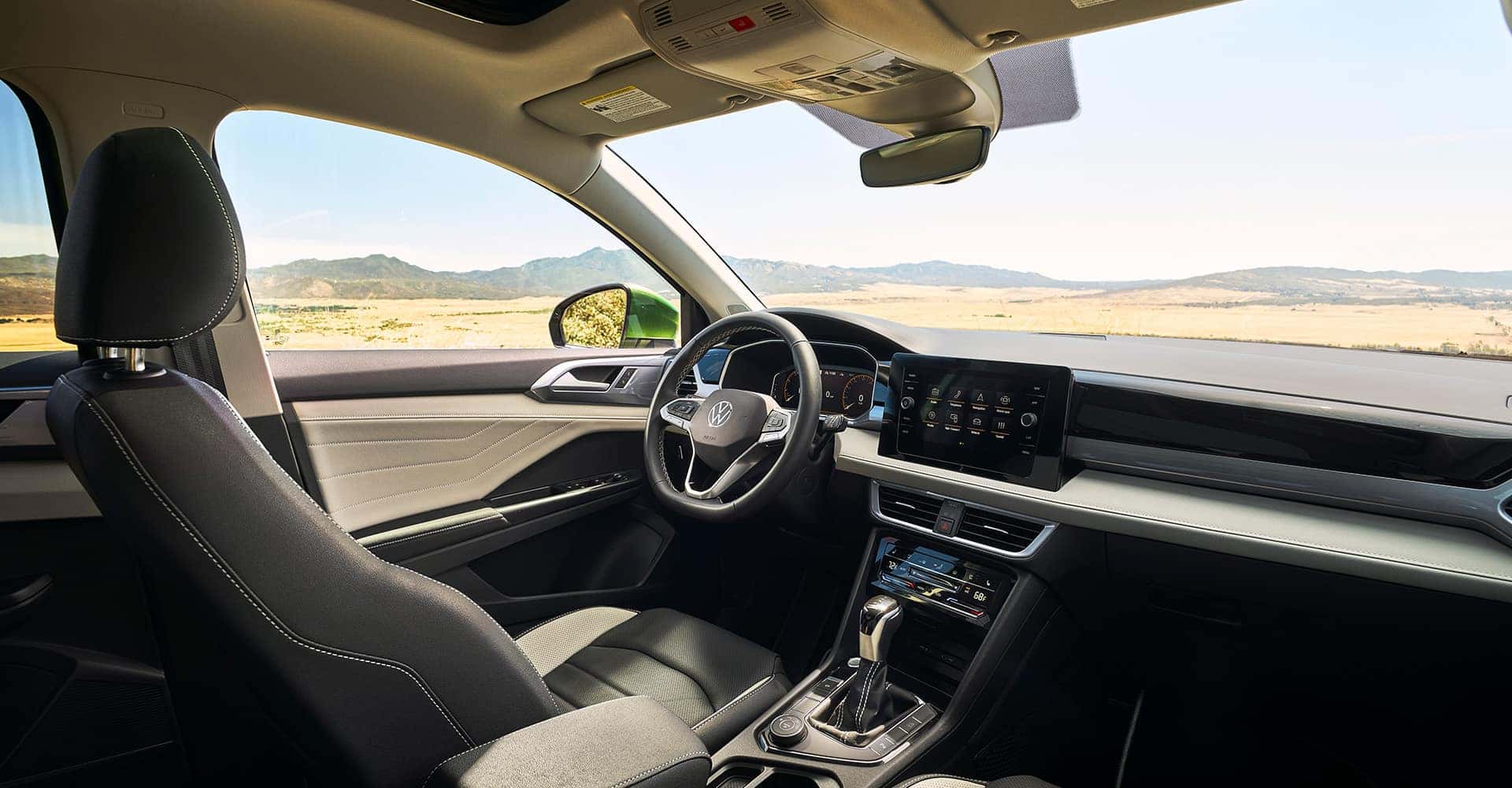 2025 VW Taos front drivers seat view