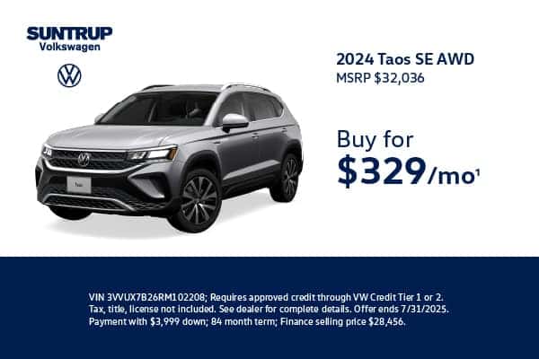 2024 Taos July offer