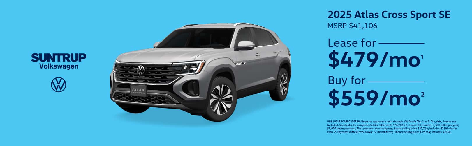 2025 Atlas Cross Sport August offer