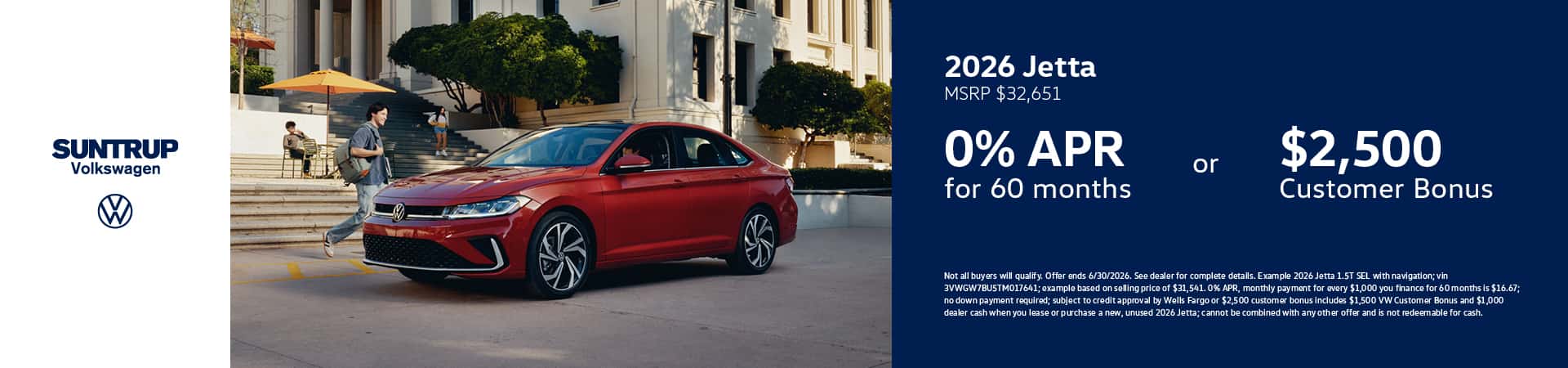 2026 Jetta Sport May offer