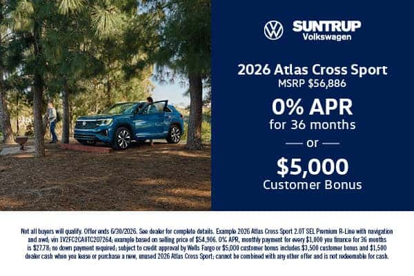 2026 Atlas Cross Sport June 2026 offer