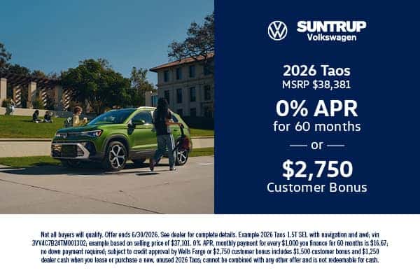 2026 Taos June 2026 offer