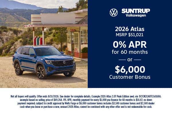 2026 Atlas August offer