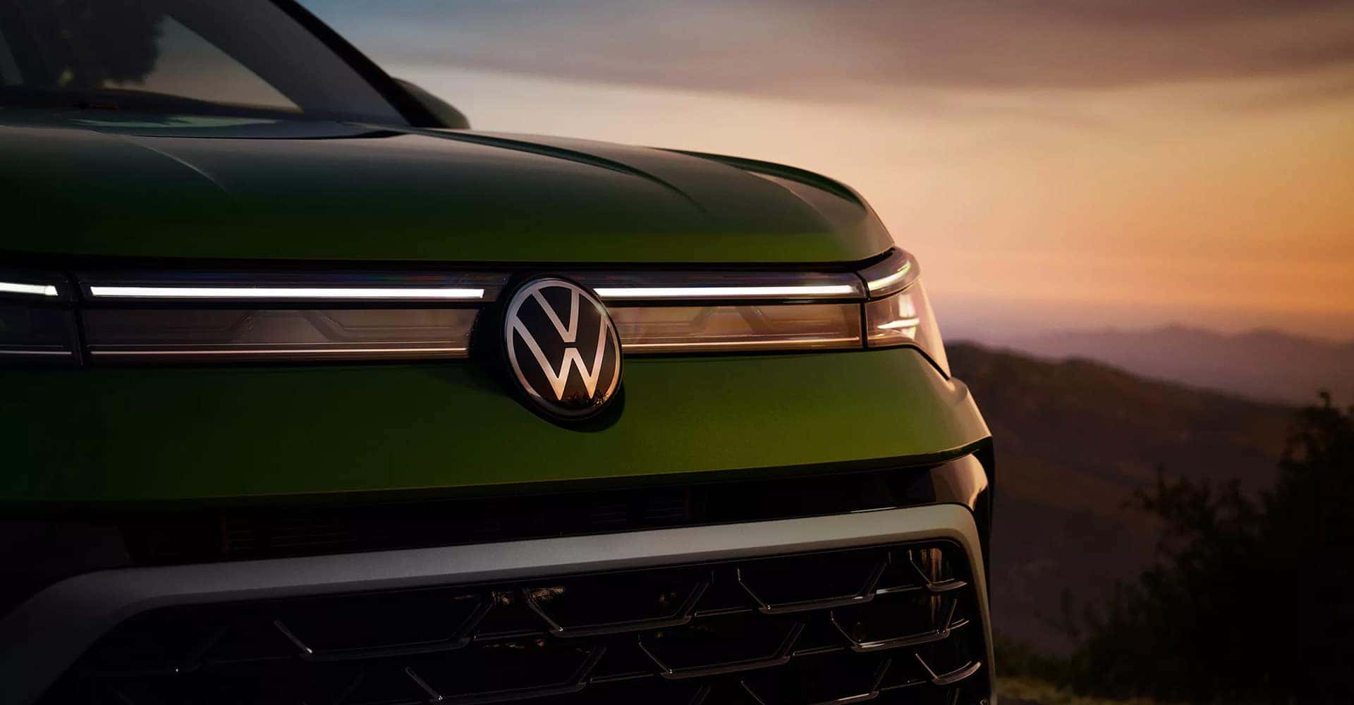 Grill view VW Taos 2027