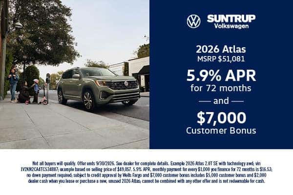 2026 Atlas September offer