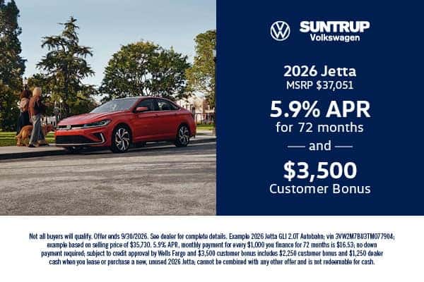 2026 Jetta September offer