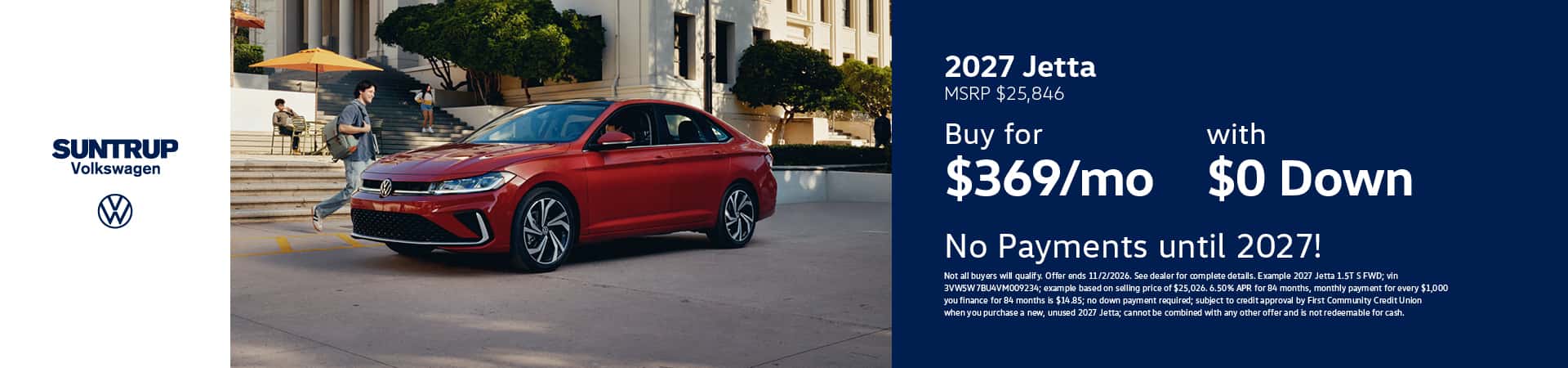 2027 Jetta offer October 2026