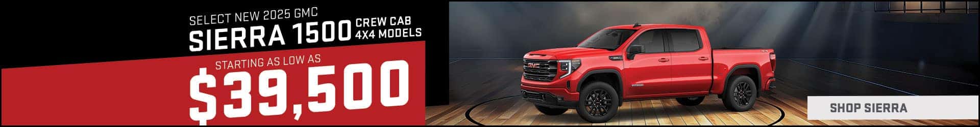 2025 Sierra 1500 Promo