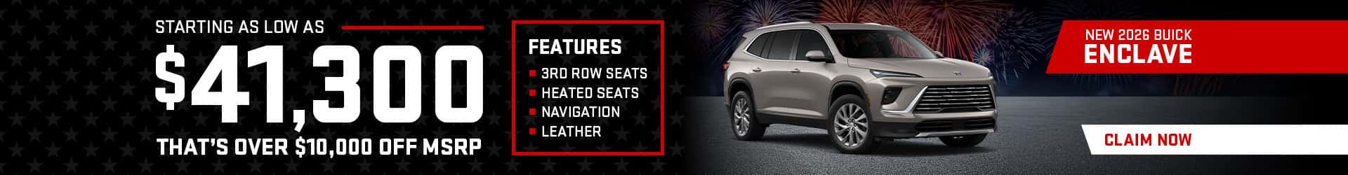 2026 Enclave Promo