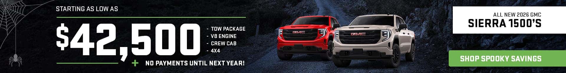 New Sierra 1500 Sale Promo