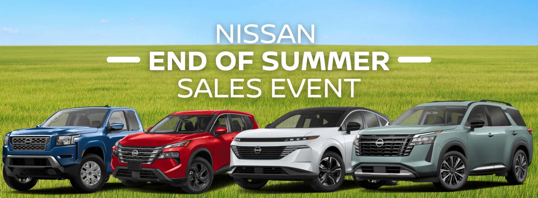 Nissan end of summer sales event promo