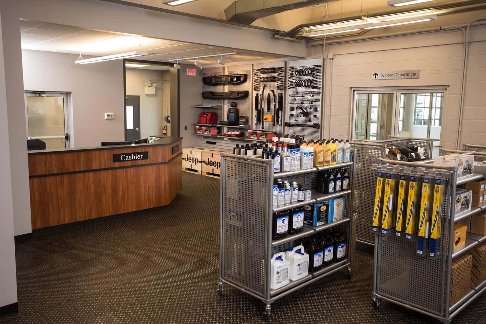 Susquehanna Chrysler Dodge Jeep Ram's parts department