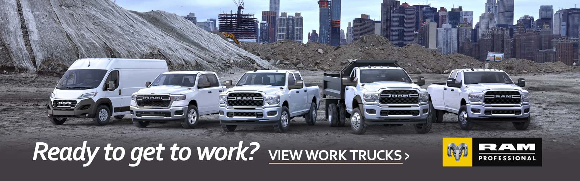 Ready to get to work? Check out our Work Truck inventory!