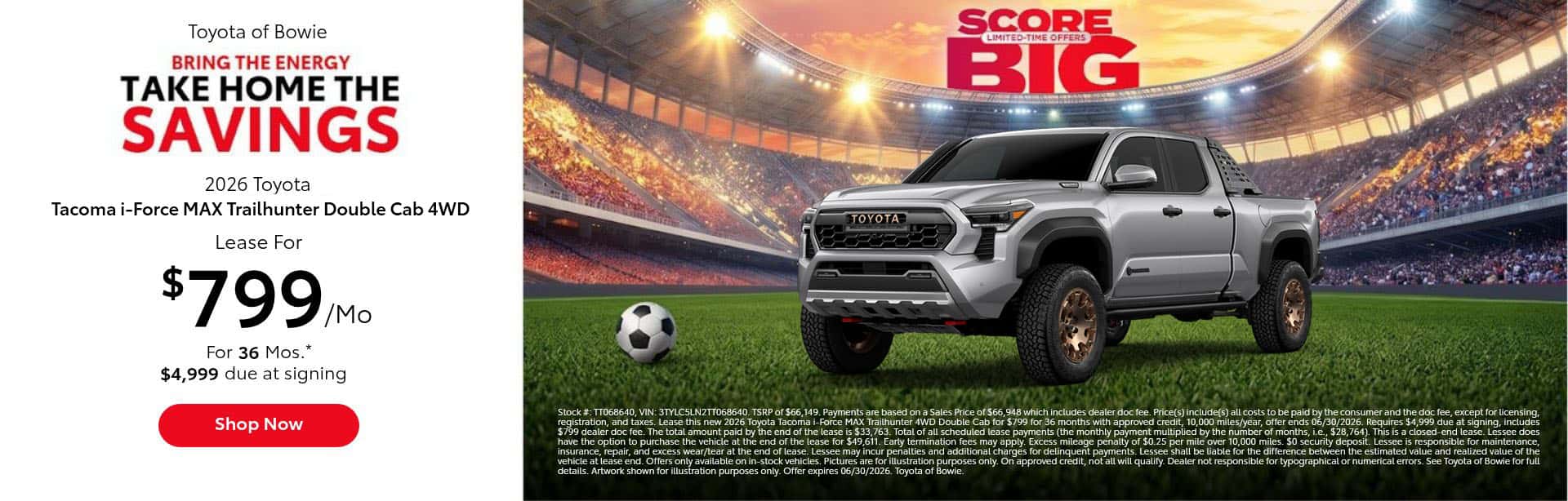 Tacoma i-Force MAX Trailhunter